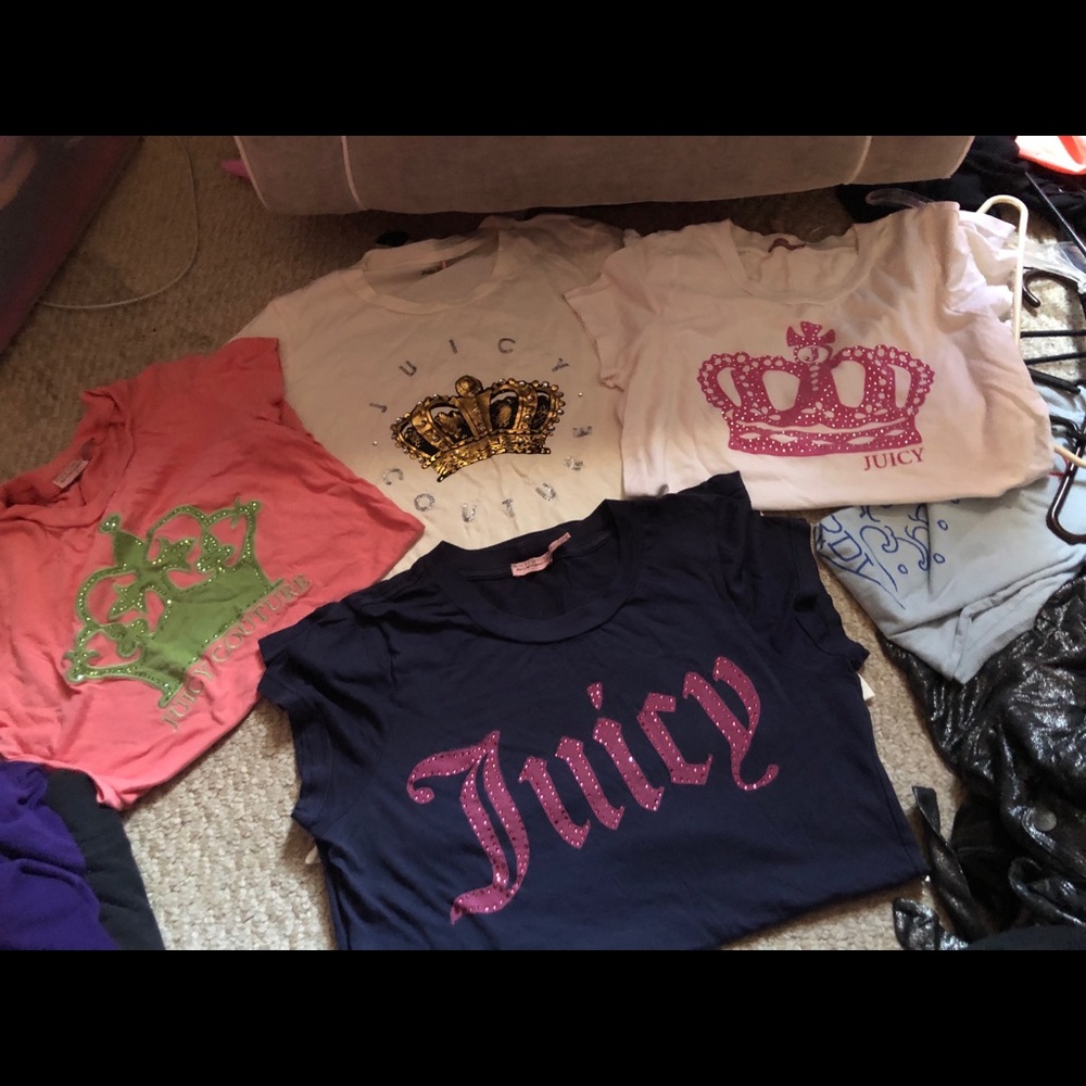 Juicy couture tshirts bundle